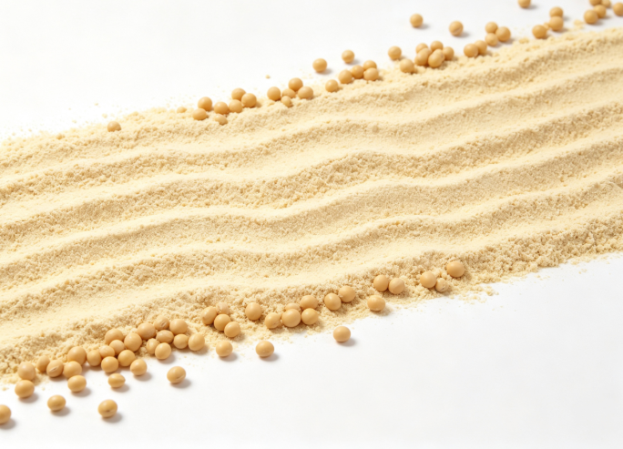 Soy Protein Isolate Powder close‑up texture detail Soy Protein Isolate Powder close‑up texture detail