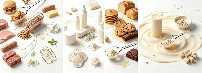 Soy Protein Isolate Powder multiple application scenes Soy Protein Isolate Powder multiple application scenes